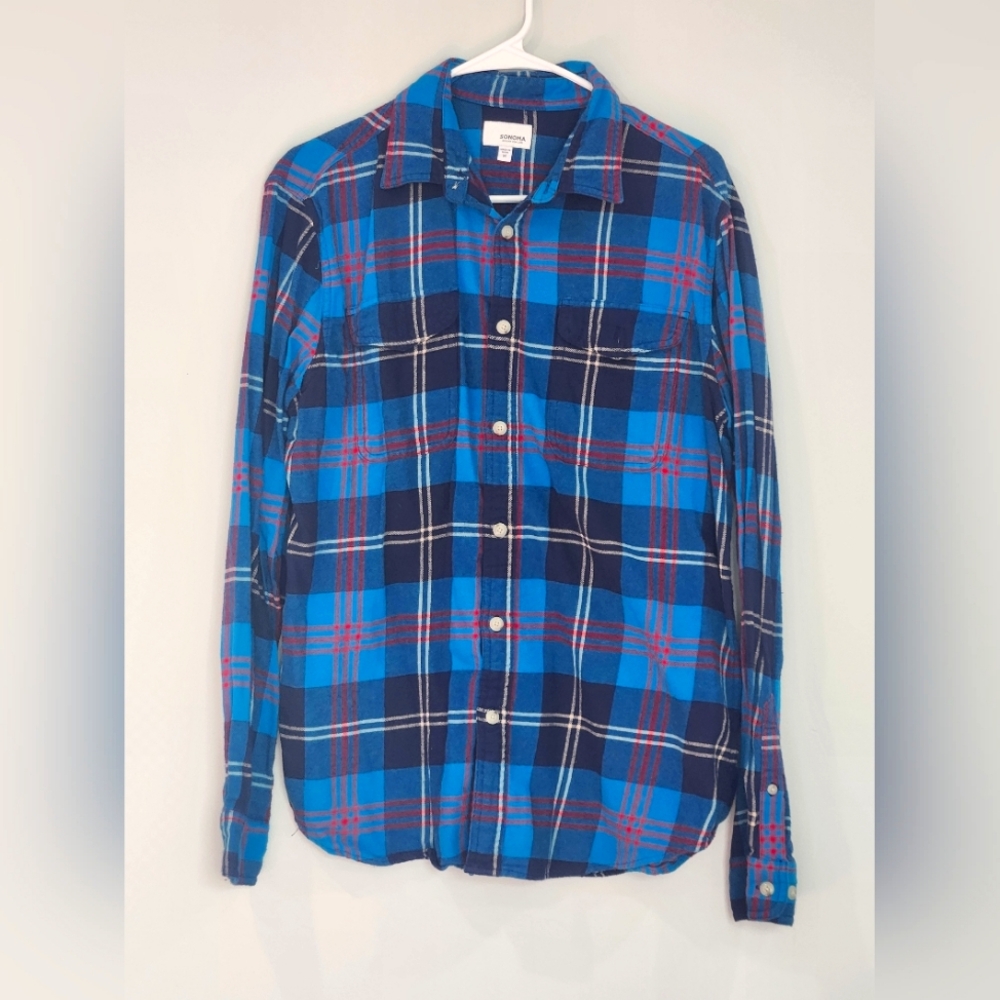 Long sleeve plaid